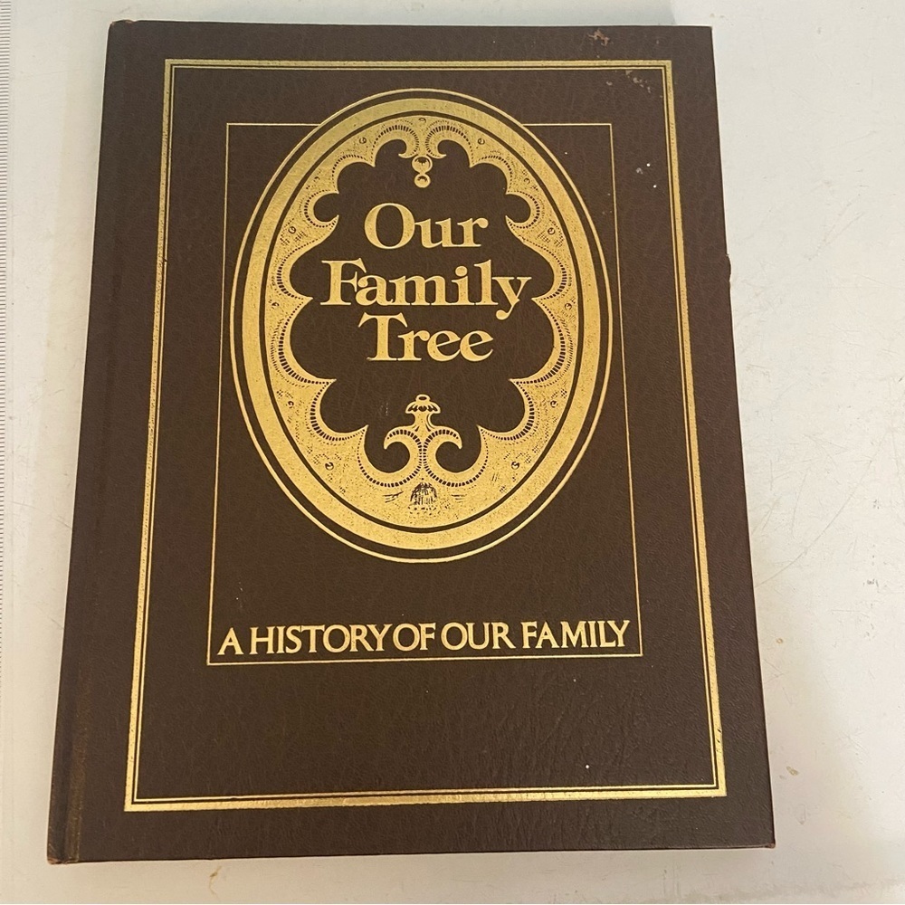 Vintage 70’s hardcover family tree ancestry history book